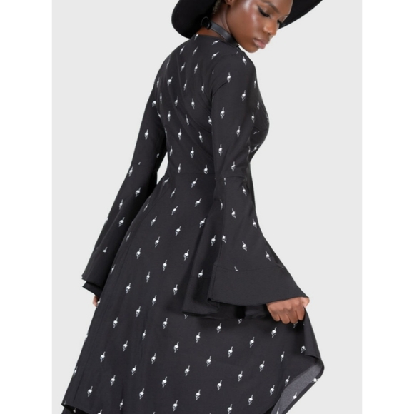 Killstar Bury Hatchets Midi Dress - Picture 2 of 5